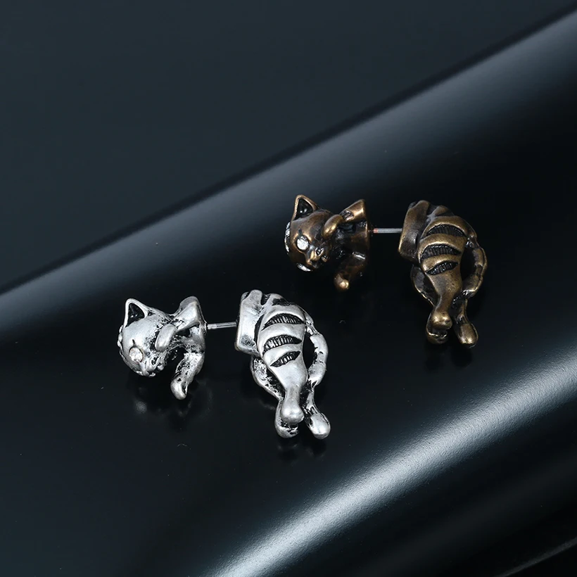Набор серег-гвоздиков Cxwind в форме котенка или питомца серьги-гвоздики животного