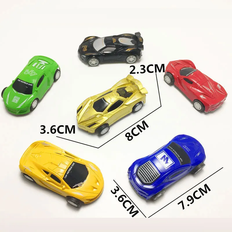 1:64 6 шт./лот тянущаяся модель автомобиля игрушки мобильная такси детские мини