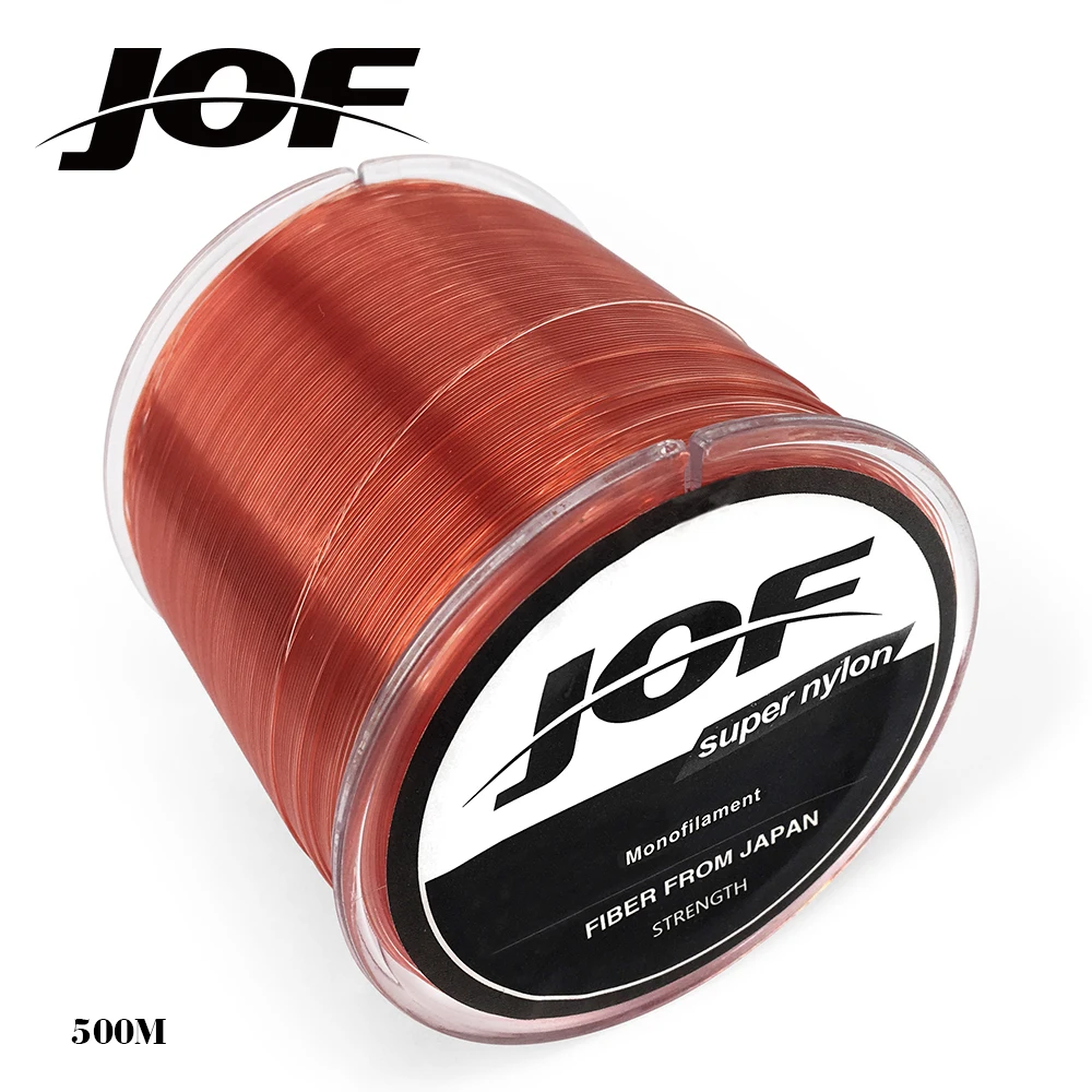

Japan 500m New Brand Nylon Series Super Strong Fishing Line Multifilament Fishing Tape Monofilament Fishing Accessor 5 LB-30 LB