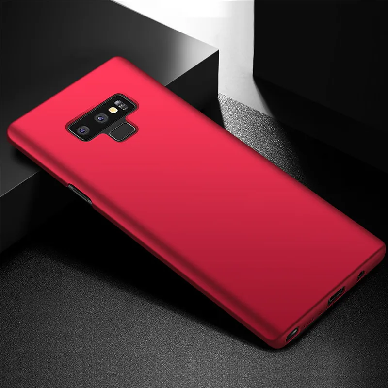 Чехол для samsung Galaxy Note 9, чехол Mofi для samsung Note 9, чехол, жесткая задняя крышка, однотонный, черный, красный, синий, ультратонкий, Note9
