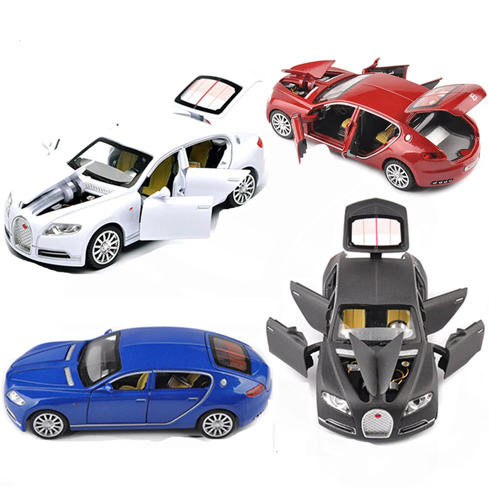 1/32 Bugatti Veyron 16C Galibier литые под давлением металлические модели автомобилей электронные игрушки для автомобилей на день рождения Рождественский подарок для мальчиков детские игрушки
