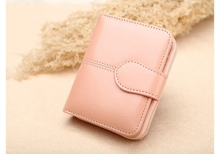 Брендовые желтые кожаные кошельки для женщин Короткие Кошельки на молнии маленькие красные кошельки клатч женский бумажник держатель для кредитных карт
