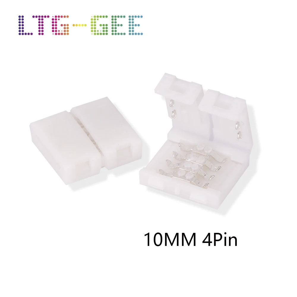 LTG GEE 5 шт. Бесплатная пайка светодиодный разъем 2PIN 4PIN 5PIN L/T/X форма Угловой для 8 и 10