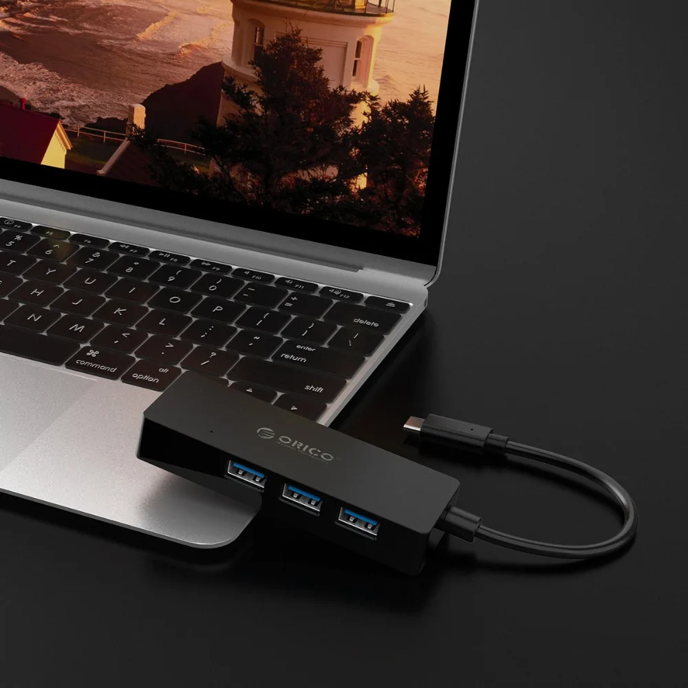 ORICO USB концентратор C type к RJ45 адаптер для MacBook samsung Galaxy S9 huawei mate 20 P20 Pro 3 0 | Компьютеры
