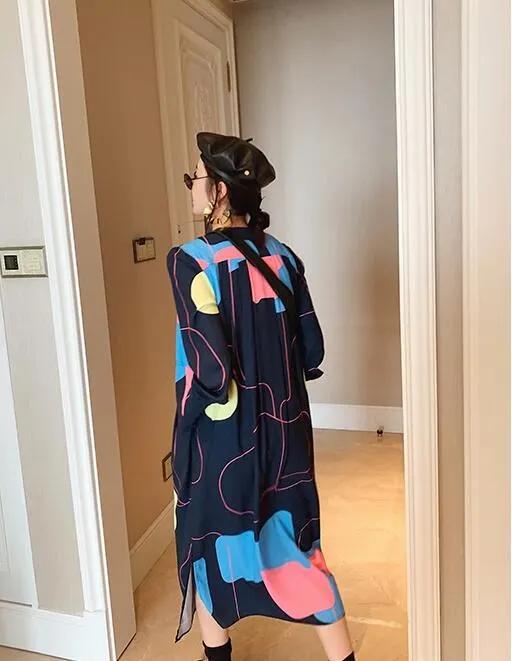 WHITNEY WANG 2019 весна лето Модная уличная одежда винтажный стиль цвета контрастный