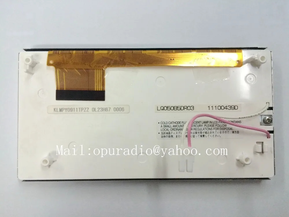 Оригинальный Новый 5 0-дюймовый TFT ЖК-дисплей LQ050B5DR03 ЖК-экран панель для Mercedes APS50