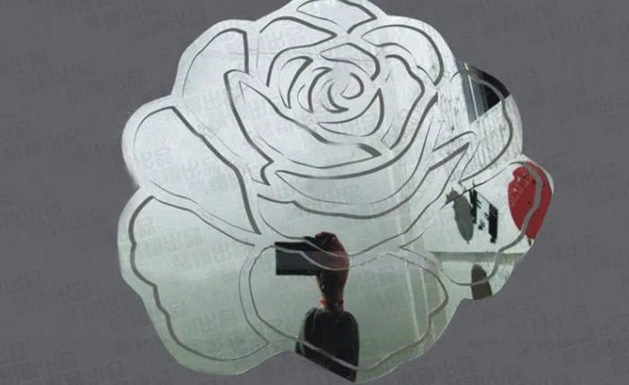 Зеркальная Наклейка на стену 40 х40 см толщина 2 0 мм шт. в комплекте|sticker wall mirror|sticker