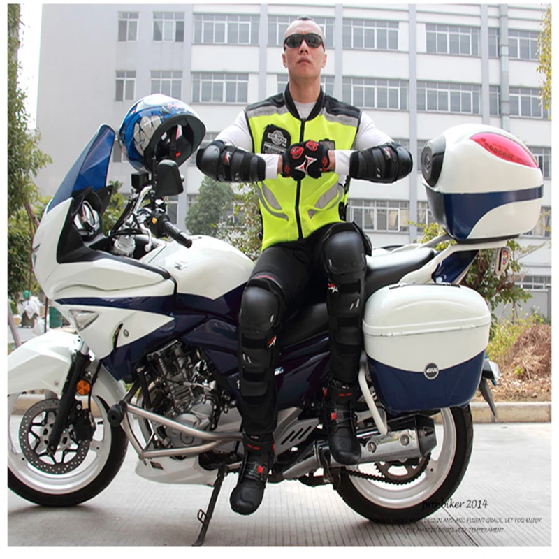 Наколенники PRO BIKER для мотоцикла Защитные Налокотники мотогонок езды по