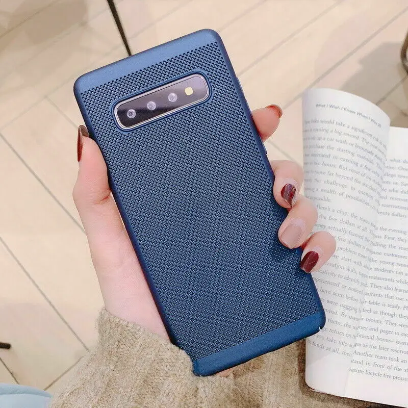 Тепловыделение чехол для телефона для samsung Galaxy S10 S10e S9 S8 плюс S7 S6 край Жесткие ПК-Чехлы для samsung S 10 10e 9 8 Plus