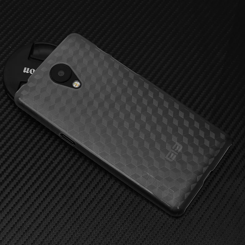 Ocube Elephone P8 чехол на заднюю панель, прозрачный защитный жесткий чехол для 5,5 дюймов Elephone P8 smart mobile phone - Цвет: Серый