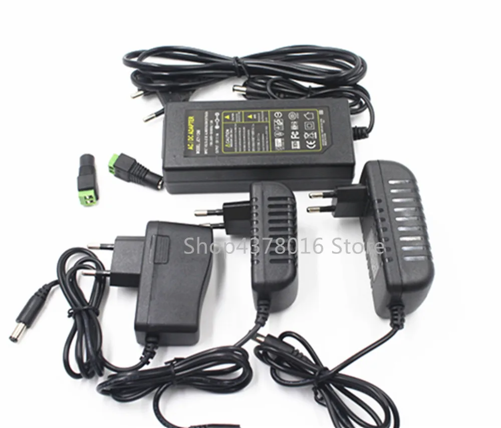 Светодиодный Питание адаптер DC5V/DC12V/DC24V 1A 2A 3A 5A 7A 8A 10A для 5V 12V 24V светодиодный полосы лампы освещения светодиодный Мощность драйвер штепсельной вилки