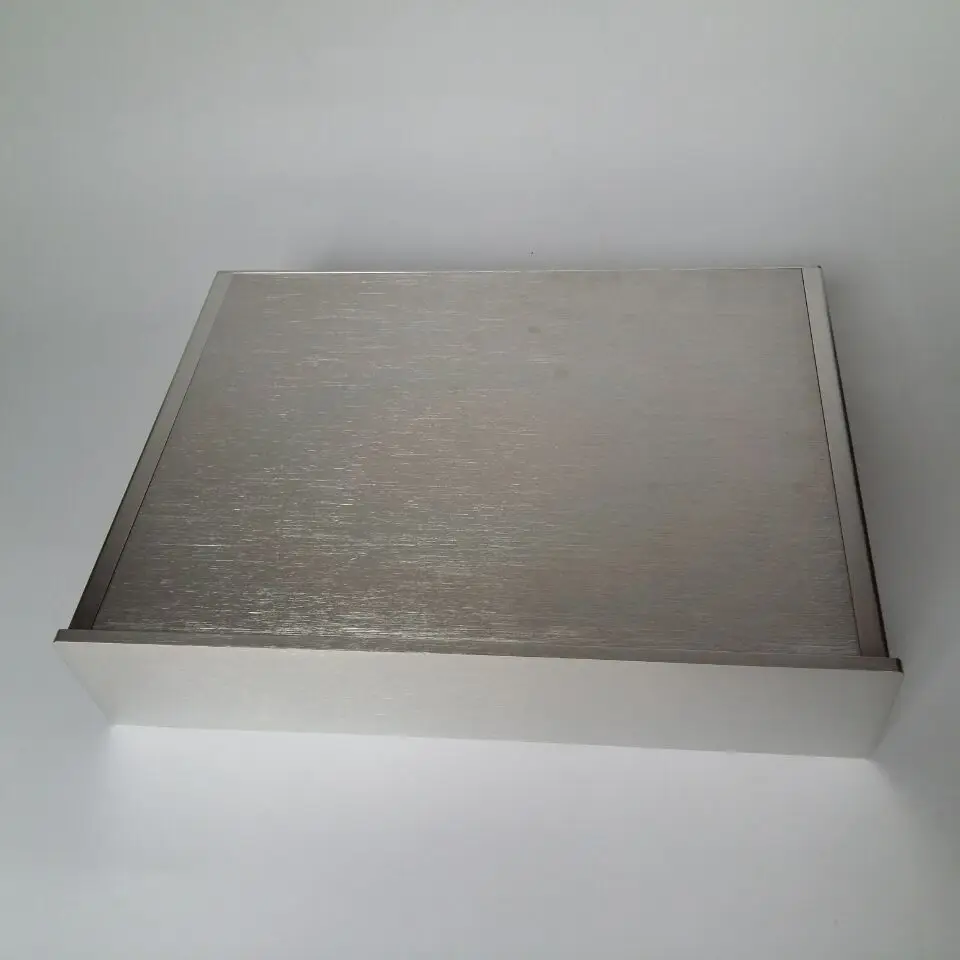 B-011 ЧПУ все алюминиевый шкаф шасси в корпусе коробка для DIY аудио усилитель мощности 430 мм* 90 мм* 311 мм 430*90*311 мм