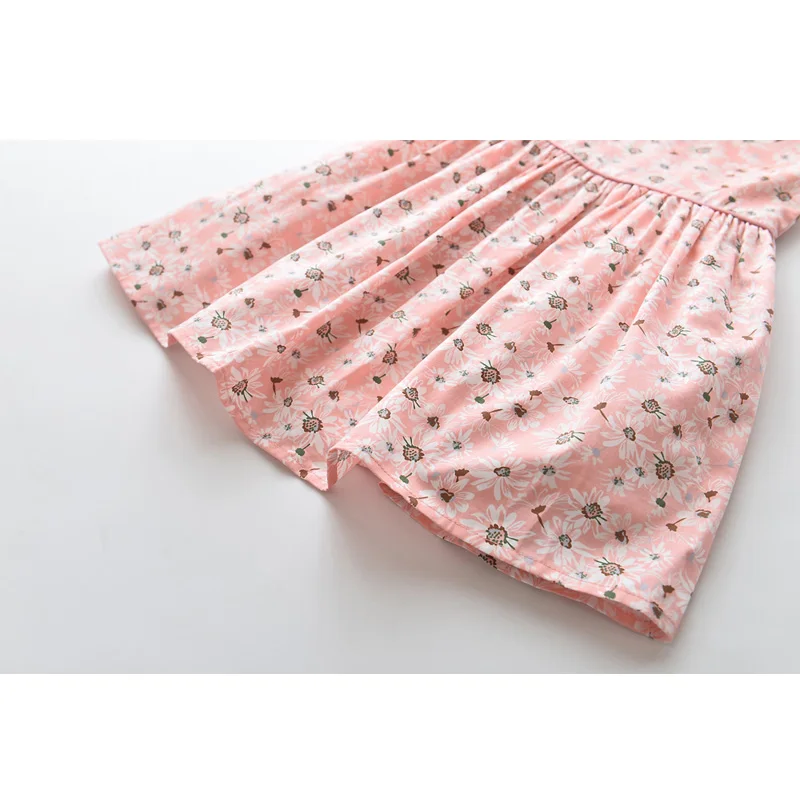Платья для девочек с надписью «LOVE DD& MM» Новинка года, летняя детская одежда милое платье-майка без рукавов с цветочным принтом и круглым вырезом и бантом для девочек