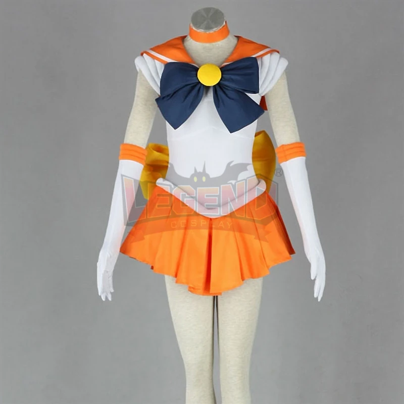 Sailor Venus V Minako Aino косплей взрослый костюм Униформа наряд юбка индивидуальный