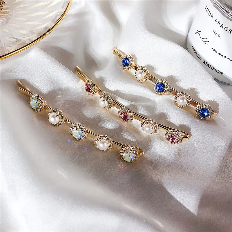 Новинка 2019 корейское винтажное ожерелье в стиле барокко разноцветные стразы