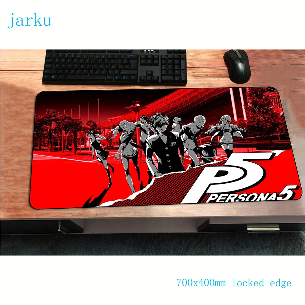 Persona 5 Коврик для мыши геймер милый 700x400x2 мм notbook коврик для мыши игровой коврик для мыши Большой объемный рисунок коврик для мыши стол для компьютера коврик для мыши