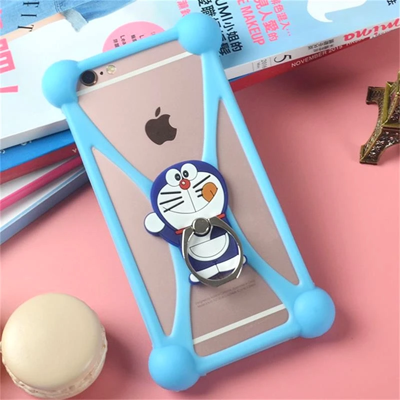 Телефон Случаях Для Fujitsu Arrows M03 Мультфильм Кольцо Стенд Держатель Мягкий
