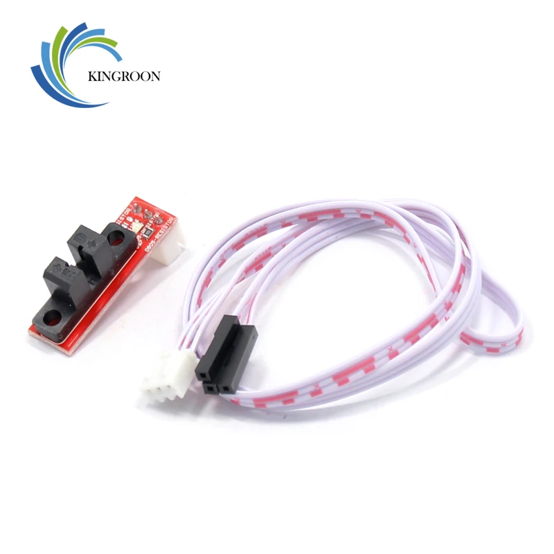 

Endstop Optical Light Control Limit Switch with 3 Pin Cable 3D Printers Parts For RAMPS 1.4 Board Part Accessories White Red DIY