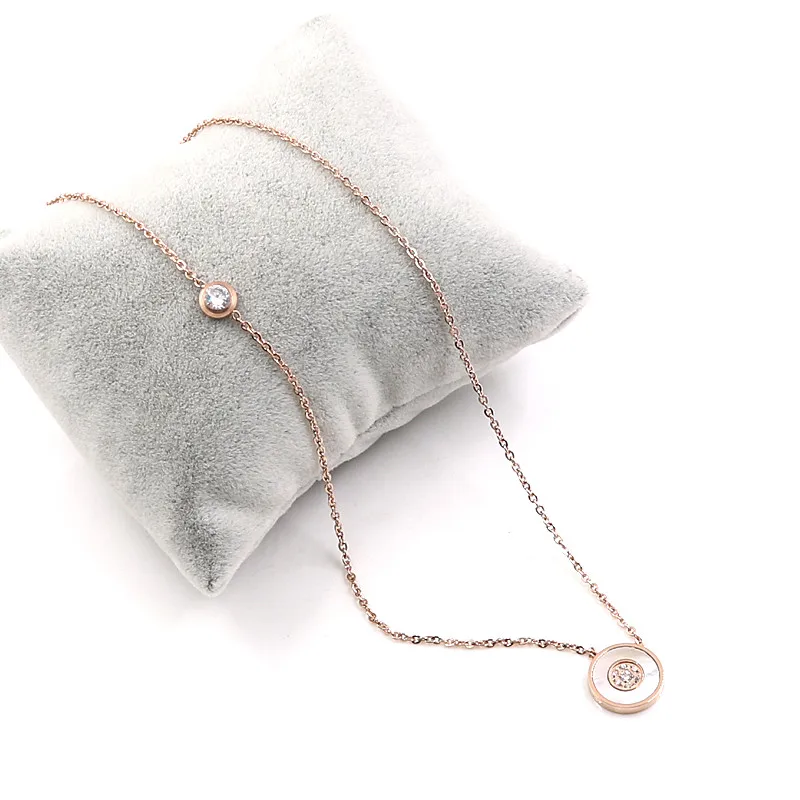 MSX простое новое ожерелье с подвеской двойной корпус круглое женское модный