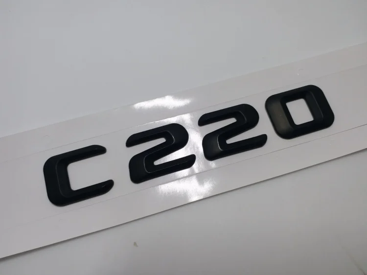 Матовый черный для Mercedes Benz W204 205 C Class C160 C180 C200 C220 C250 C260 C280, логотипы марок машин задний загрузочный логотипы