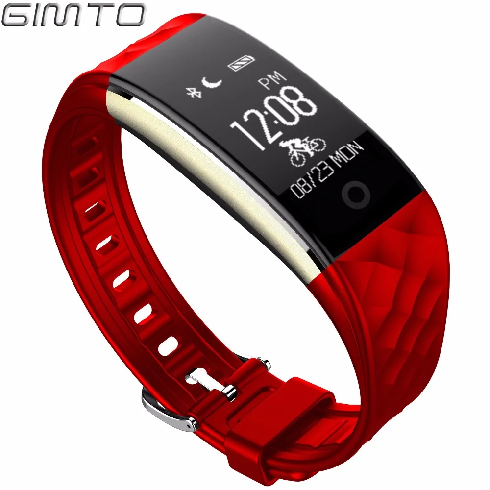 Gimto брендовая модная простота Часы Bluetooth SmartWatch Спорт Смарт сердечного ритма