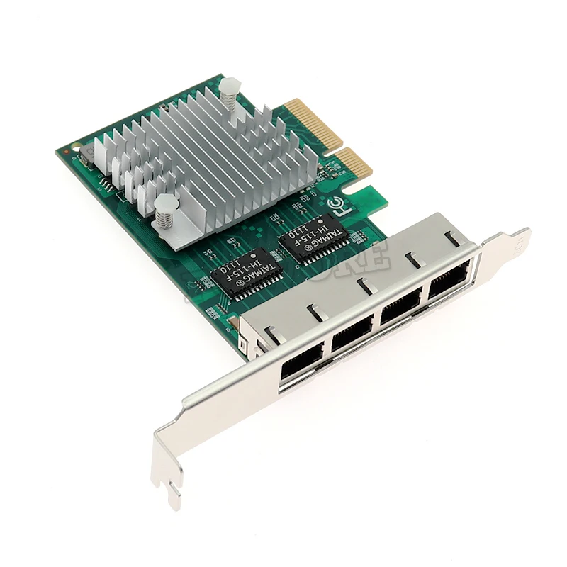 PCIe PCI-e PCI Express x4 до 4 портов 10/100/1000 Мбит/с Gigabit Ethernet сетевой адаптер для карты LAN intel