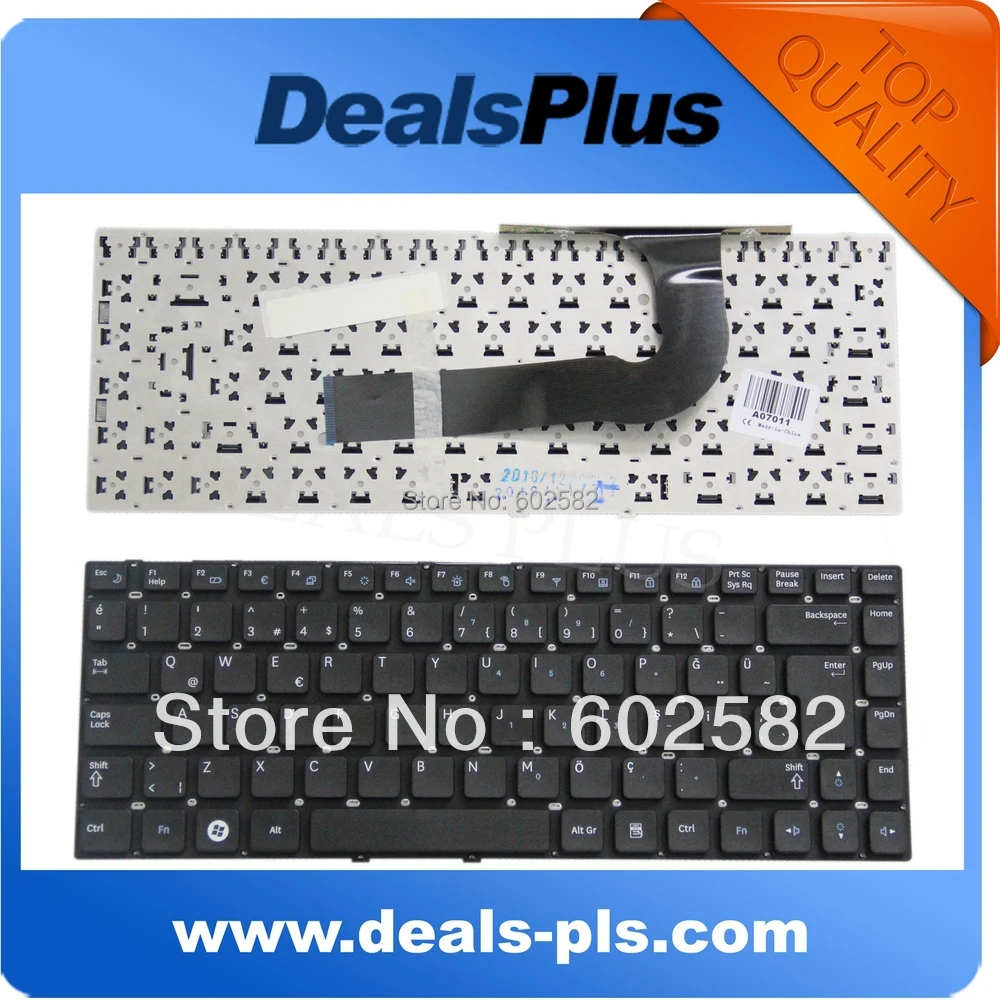 

LAPTOP Spanish SP Turkish Tr KEYBOARD FOR SAMSUNG np q430 q460 q330 sf410 qx410 QX412 QX411 SF310 SF311 qx310 9Z.N5PSN.00T BLACK