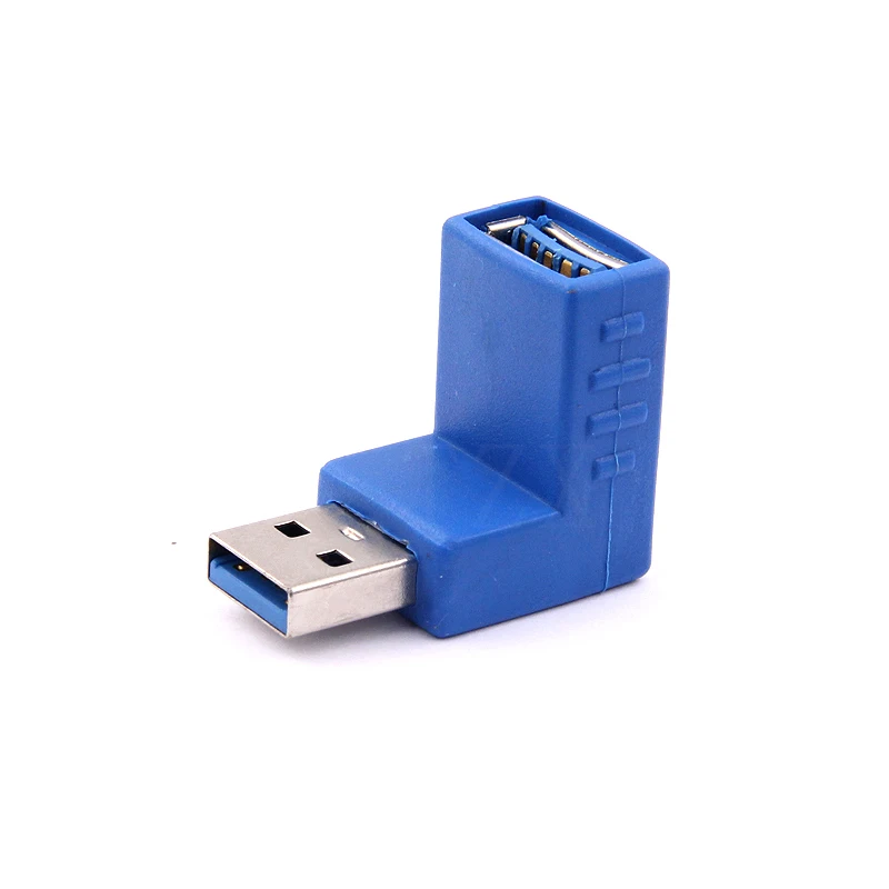 1 шт. Новинка горячий правый угол USB 3 0 тип А штекер-гнездо разъем адаптер