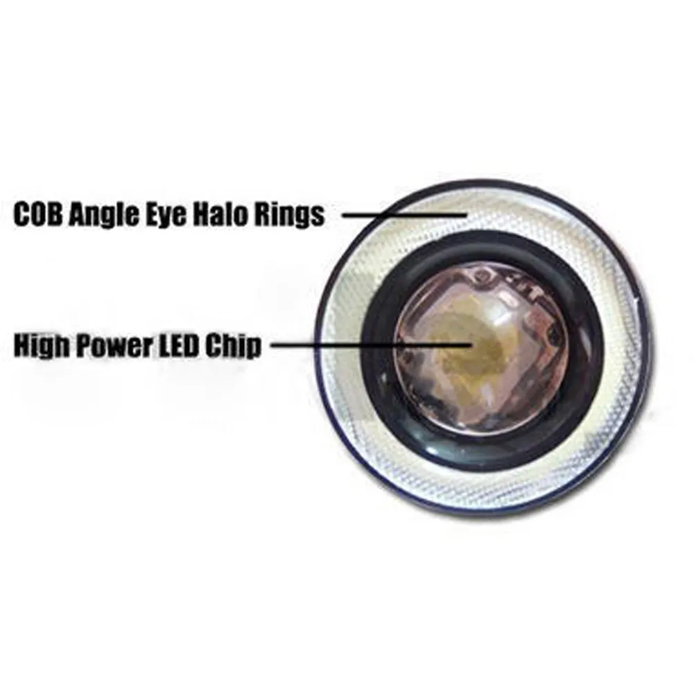 2 шт. водонепроницаемые светодиодсветодиодный противотуманные фасветильник с