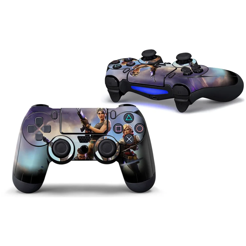 TN-PS4QB-2281 2 шт., защитный чехол для sony PS4, контроллер, чехол для Playstation 4, геймпад, джойстик, наклейка, винил - Цвет: TN-PS4QB-2281