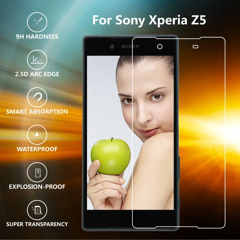 Закаленное стекло премиум-класса 9H 2.5D для Sony Xperia Z Z1 Z2 Z3 L3 Z5 XA XA2 XA1 ULTRA XZ компактная