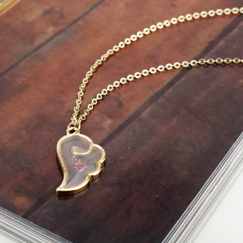 Женское ожерелье серьги Ювелирные наборы Card Captor Sakura Крылья Ангела кисточкой