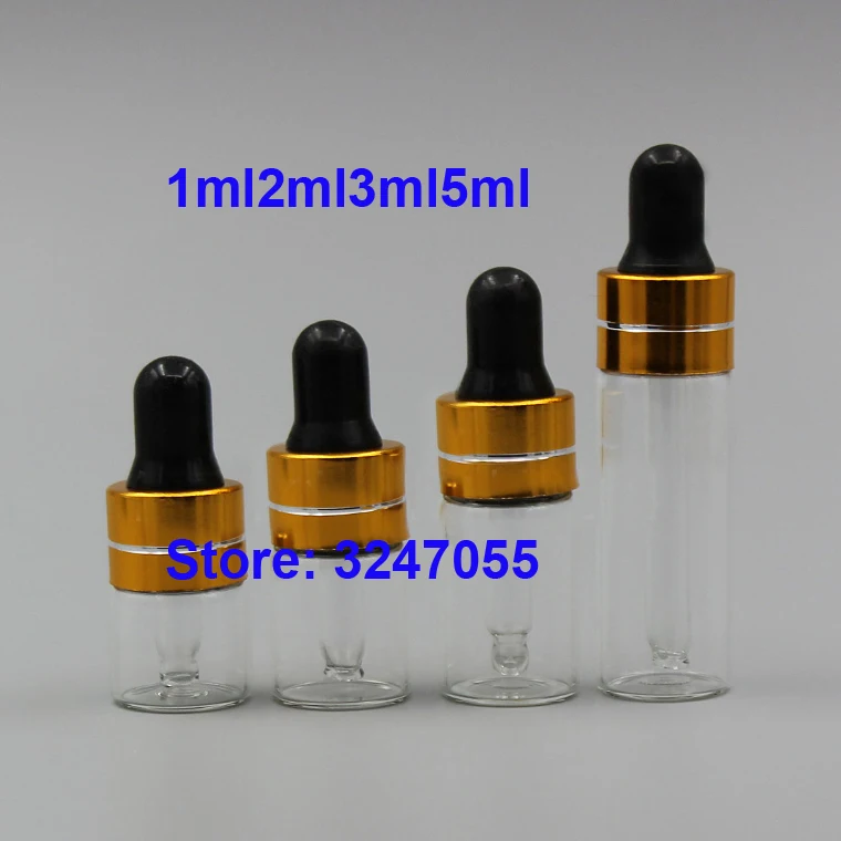 1ml2ml3ml5ml 50pcs100pcs200pcs мини-проба прозрачная Косметическая многоразовая сыворотка