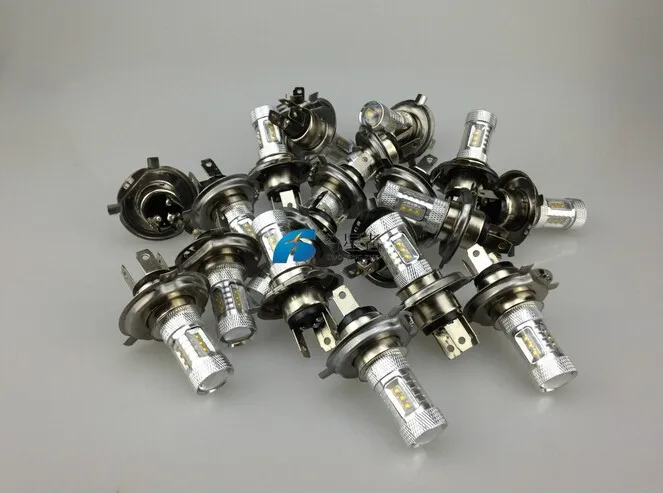 Выгодная покупка! Комплект из 2 предметов рост от 80 Вт белый H4 9003 HB2 CREE чип
