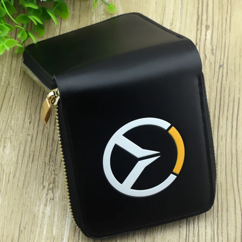 Кошелек Overwatch game man на молнии держатель для карт|wallet purse|mens zipper walletzipper wallet |