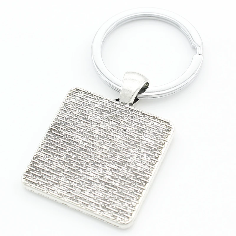 TAFREE The Mei Nan река квадратная цепочка для ключей новые посеребренные брелоки модные