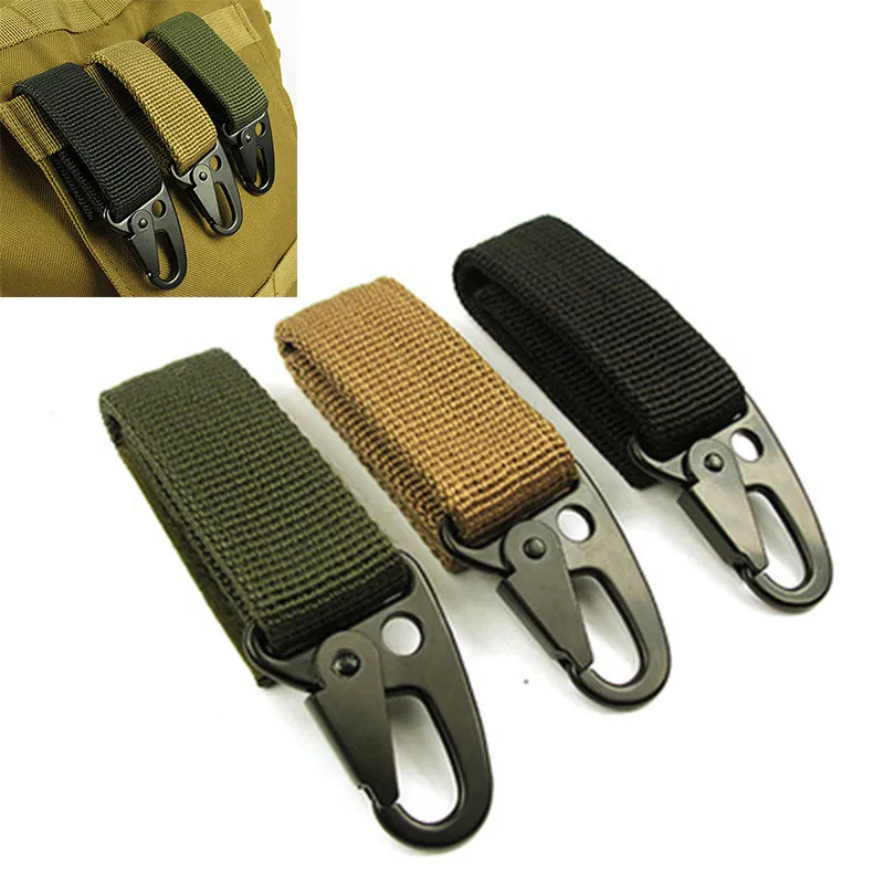 1 шт. карабин прочность нейлоновый ключ ремень крюк MOLLE пряжка для ремня Кемпинг