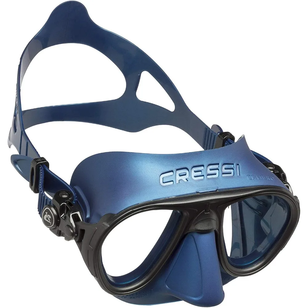 Cressi CALIBRO Ультра низкий объем маска для дайвинга закаленное стекло 2 окна интегрированная двойная рамка матовое покрытие маска для взрослых