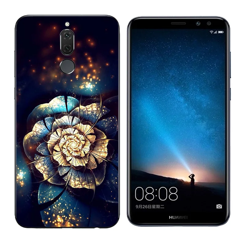 Чехол для Huawei Mate 10 Lite 5 9 &quotчехлы телефонов с принтом&quot волны &quotдля Nova 2i Мягкая
