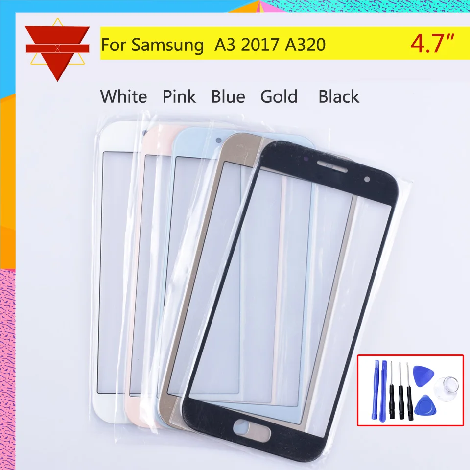 Тачскрин для Samsung Galaxy A3 2017 A320 A320F сенсорный экран A320Y передняя панель стеклянная