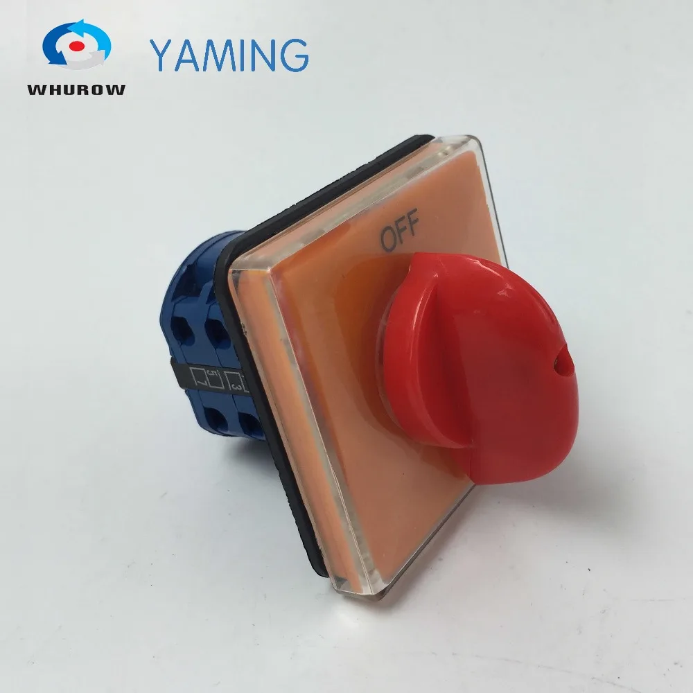 ВКЛ ВЫКЛ положение 20А 2 полюса Электрический Переключающийся поворотный