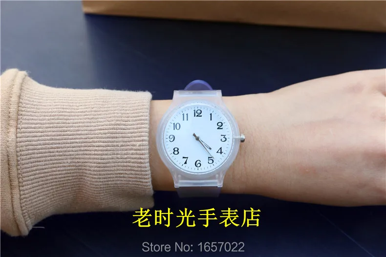 Hotime рекламная силиконовая наручные часы простого дизайна для студентов Кварцевые спортивные часы для женщин и мужчин повседневные часы с числовой циферблат