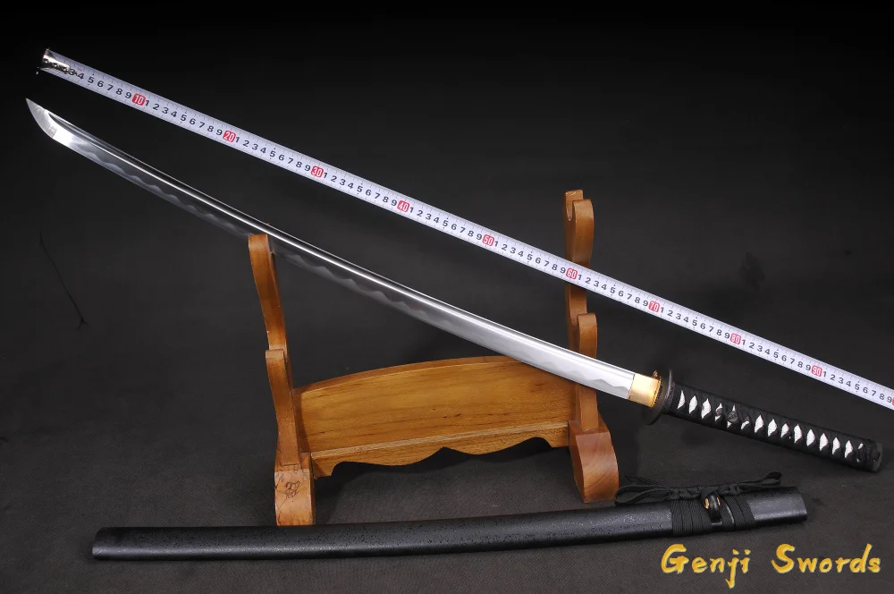Handmade Full Tang Japanese Katana T10 Steel Real Samurai Sword Sharp Edge brave troops Iron Tsuba