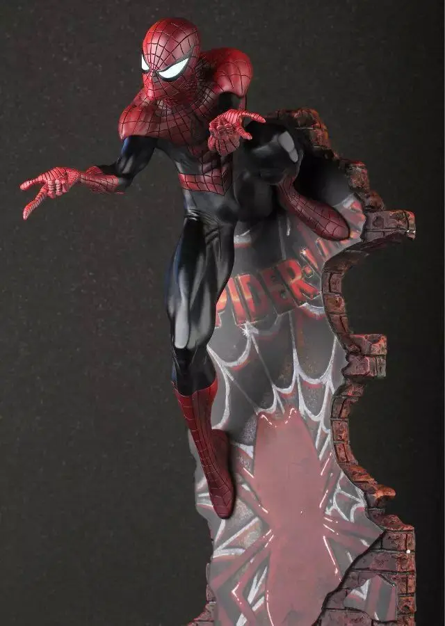 Сумасшедшие игрушки Marvel удивительный человек-паук Мстители ПВХ Коллекционная