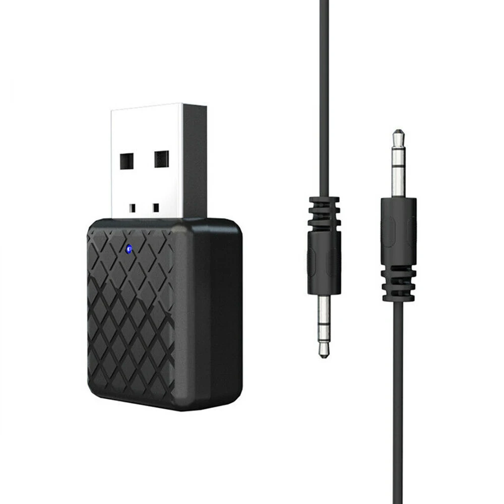 2 в 1 беспроводной Bluetooth 5 0 передатчик приемник USB адаптер для автомобиля 3 мм AUX