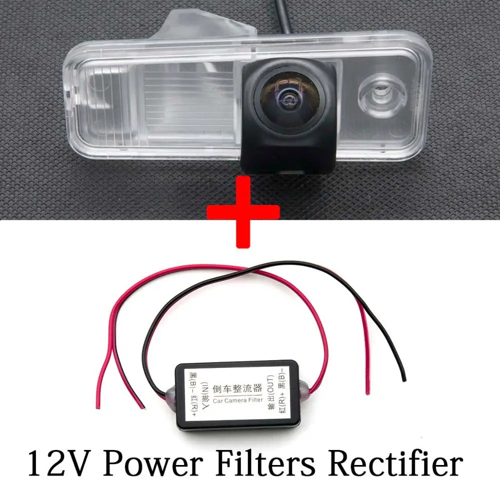 Camera n Filters 1080P рыбий глаз MCCD Starlight Автомобильная камера заднего вида для hyundai Carens Santa Fe 2013 IX25 Creta беспроводной 4," 5" монитор - Название цвета: Camera n Filters