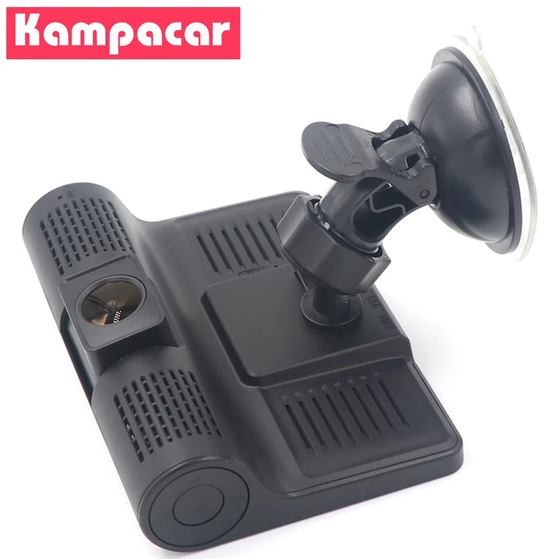 Kampacar " три объектива камеры видеорегистраторы с двумя камерами s видео рекордер Full HD 1080P для автомобилей видеорегистратор Registratore Авто Dvr