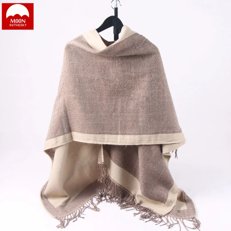 Шарфы для женщин шали зимний теплый шарф Moon In The Sky брендовые мягкие модные