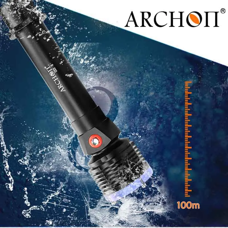 ARCHON фонарик для дайвинга D22 II * L2 U2 LED 1200 люмен 100 м подводный /W28 обновленная версия