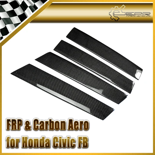 Стайлинг автомобиля для Honda Civic FB 2012 (4 двери) покрывало из углеродного волокна
